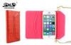 PU Leather Cell Phone Cases for iPhone 5 / 5S Handbag Design Wallet Case