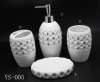 bathroom set,ceramic bathroom accessory,lotion dispenser,soap dish