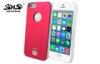Pure Colors iPhone 5 / 5S Plastic PC Case Pasted Metal Cover Apple iphone Protective Cases
