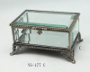 printing and painting glass jewelry box,