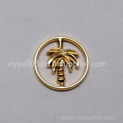 Metal Decorative Accessories Shiny Gold Color