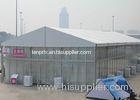 Wind Proof 12m X 12m Aluminum Frame Tent With Glass Side Wall , Solid Wall Tent
