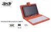 Folio Tablet Keyboard Leather Case For 7 Inch Android Tablet PC