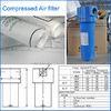 Industrial Fuel Gas Filters Gas Filter Housing For Air Purification