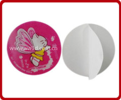 3D lenticular sticker with PP and PET material