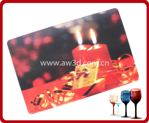 lenticular pp placemat with 3D effection