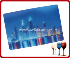 3D lenticular table mat