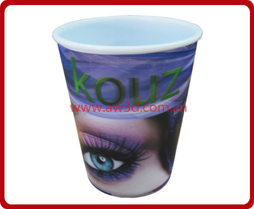 3D lenticular plastic cup