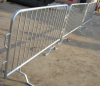 Hot Sale Bridge Feet Pedestrian Barrier metal crowd control barrier with bridge feet