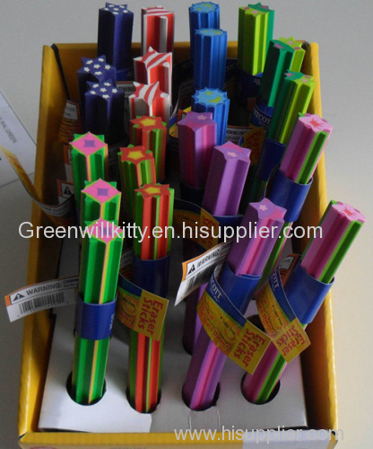 Colorful stripe novelty Eraser