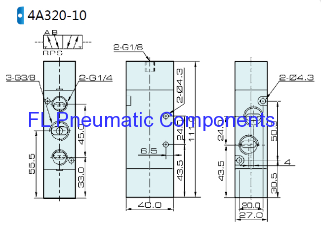 4A320-10 Pneumatic Control Valve