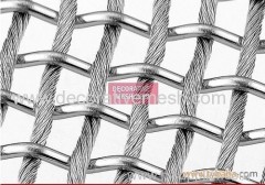 stainless stell decorative mesh/architectural mesh/ GKD mesh/ woven wire mesh