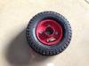 RW1333 Pneumatic Tire Rubber Hand Trolley Wheels 6 X 2 For Vehicle