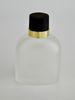 100ML Silkscreen Printing Plastic Perfume Bottle with Galvanizing ABS Plastic Cap