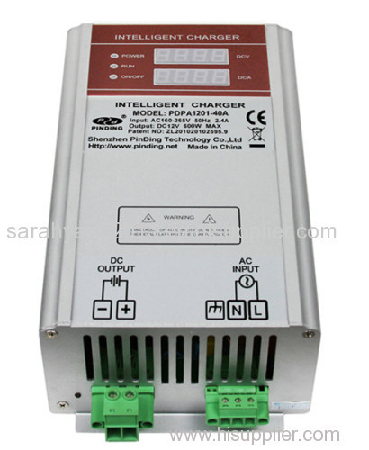 12v 40A battery charger used in diesel generators,genset battery charger from China