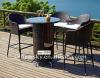New design UV-proof rattan bar furniture set