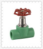 PP-R stop valve with handwheel