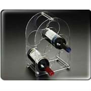 Acrylic wine display rack