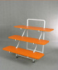 three lever metal cloth display rack