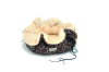 Round Pet Bed for dogs or cats with pet rope and lace