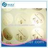 Round / Oval Gold Self Adhesive Plastic Labels On Sheets For Liquor / Snack