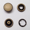 Polyeter Cap Prong Snap Button Anti Brass Color