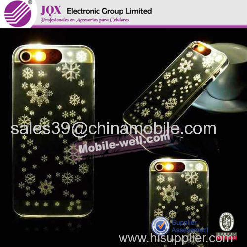 Led light flash cases for iphone 5