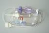 PVB Disposable Pressure Transducer with Infusion Set , Pressure Monitoring Line