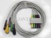 GE-Marqutte ECG Patient Cable 5 Leads 130cm IEC Snap