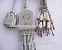 10 Lead 61cm IEC ECG Patient Cable For Nihon Kohden