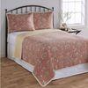 Cotton Quilt Bedding Set King Size With Knitted Technics