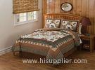 Embroidery Quilt Bedding Set Cotton Filling With Patchwork Technics