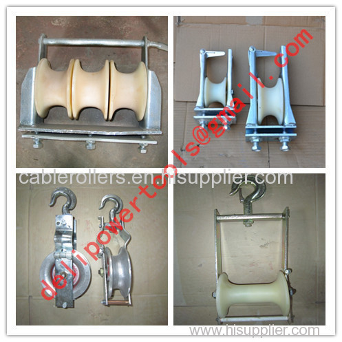 cable roller, galvanized,Cable roller with ground plate,Cable Guides rollers