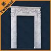 White Custom Marble Stone Hand Carved Door Surround , Surface Polished