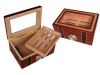 VINBRO.COM Professional Quality High Gloss Wooden Cigar Hum idor Box Case Desktop Glasstop Cigar Cabinet Jewel Boxes