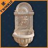 Water Wall Stone Fountains With Yellow Travertine Home Water Fountains