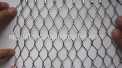(100% factory)bird enclosure\zoo stainless steel rope netting