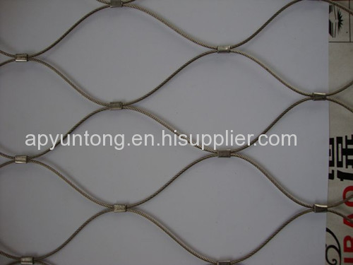 bird enclosure\aviary wire mesh fence\zoo stainless steel rope netting 