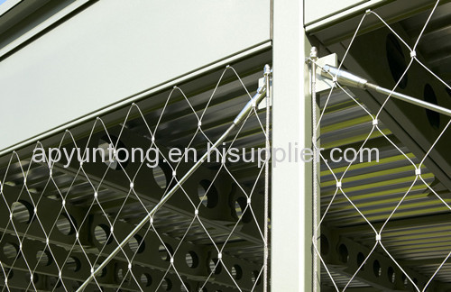 protecting steel rope mesh for stair