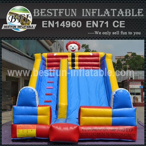 Big Circus Performers Inflatable Slide