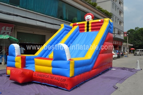 Big Circus Performers Inflatable Slide