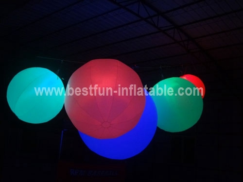 Exhibition Spheres Inflatable Led Lighting