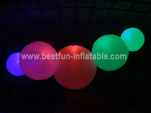 Exhibition Spheres Inflatable Led Lighting