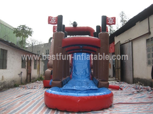 Giant Priate Ship Inflatable Water Slide