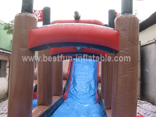 Giant Priate Ship Inflatable Water Slide