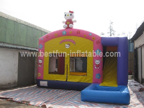 Hello Kitty Inflatable Amusement Bouncer Combo