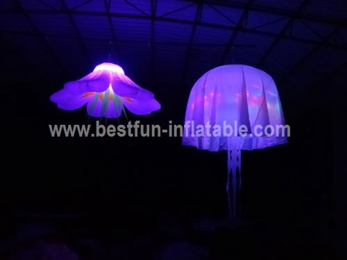 Inflatable Jellyfish LED Party Decorations Light