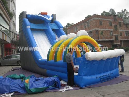 Inflatable Water Slide for Splash Park