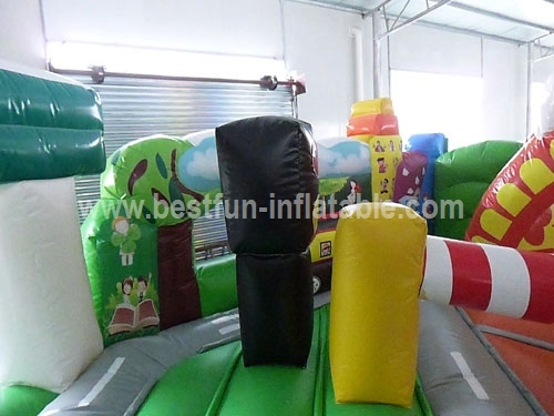 Interactive Inflatable Obstacle Course Fun Park