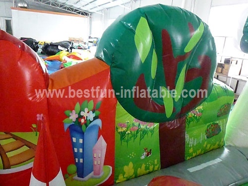 Interactive Inflatable Obstacle Course Fun Park